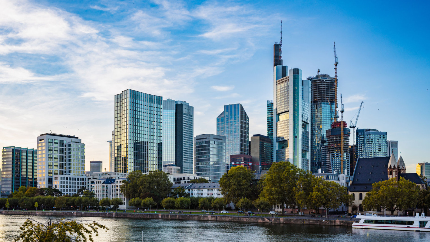 Finanzviertel von Frankfurt