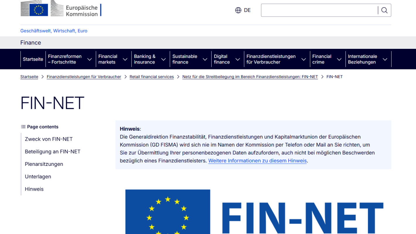 Über FIN-NET - Europäische Kommission (europa.eu)